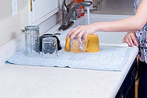 Simpli-Magic 79281 Microfiber Kitchen Towels, Topaz, 15"x25", 12 Pack - Image 4