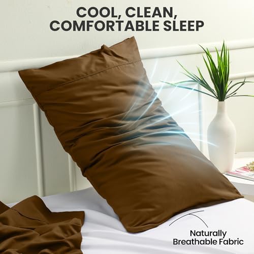 Pillow Covers King Size Set of 12, Soft and Comfy Pillow Cases, Navy - Image 5