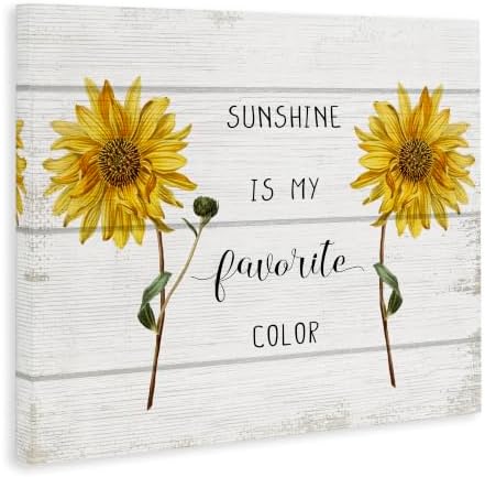 Stupell Industries Sunshine Favorite Color, 24 x 30 Inch Canvas Wall Art - Image 2