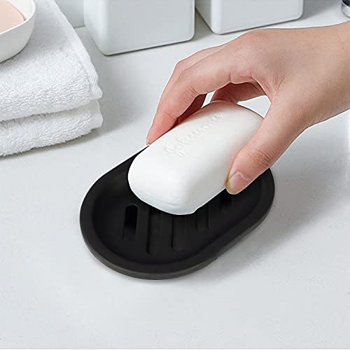 Topsky Soap Dish for Shower, 2pcs Soap Dishes Soap Savers for Bar Soap, Soap Bar Holder Shower with Drip Tray, Plastic Soap Holders with Drain for Kitchen Sink, Easy to Clean, Keeps The Soap Dry - Image 6