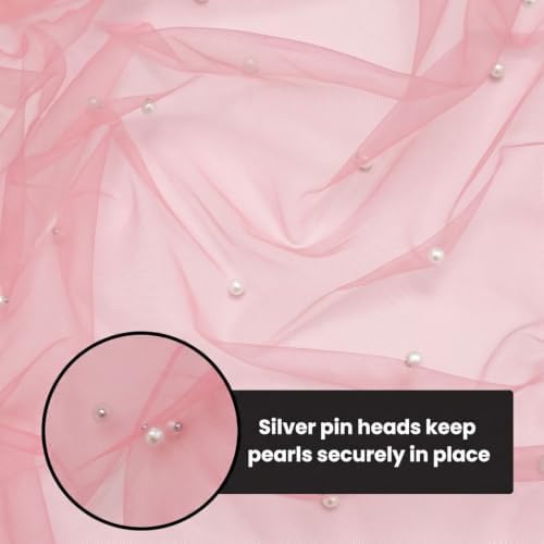 Artoid Mode 3-Pack Pearl Pastel Pink Gauze Table Runner 10FT Home Decor - Image 7