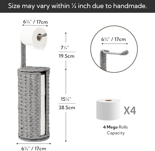 GRANNY SAYS Toilet Paper Storage, Free Standing Toilet Paper Holder Stand - Image 3