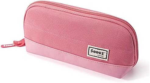 Sooez Wide-Opening Pencil Pen Case, Lightweight Spacious Pencil Pouch - Image 2