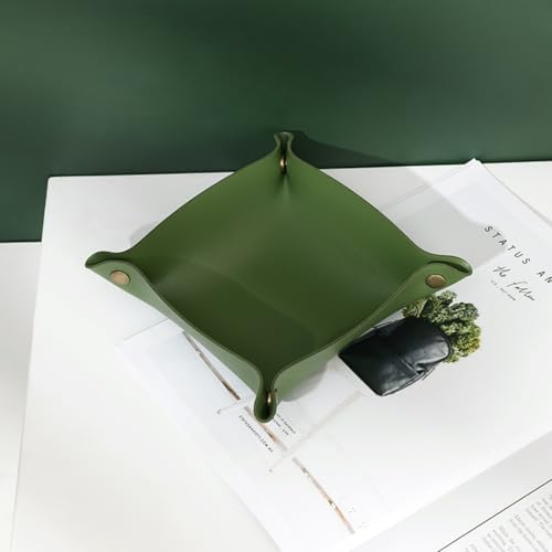 Canvas Storage Tray Cotton Key Catchall Stylish Organizer for Small Items Lightweight Design (Gray,Large) - Image 5