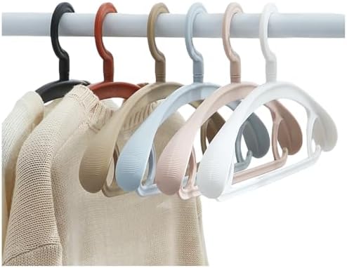 Heavy Duty Hanger Swivel Wide Shoulder Clothes Hanger Pink - Image 4