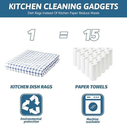 Nialnant 8 Pcs Dish Cloths for Washing Dishes - Image 5