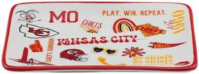 The Memory Company Officially Licensed NFL Team Spirit Ceramic Trinket Tray, Decorative Storage Catch-All, Home & Office Organizer, Gift for Football Fans by TheMemoryCompany