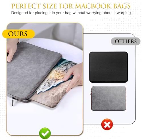 JIKIOU 3 Pack Mouse Pad with Stitched Edge, Portable Size-10.2x8.3in Beach - Image 6