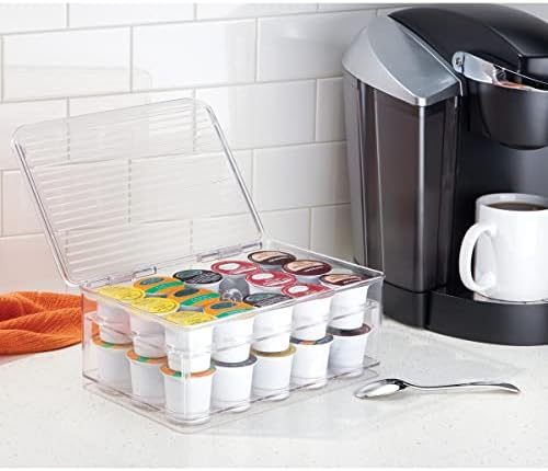 iDesign Stackable Coffee Pod Holder, Clear - Image 5