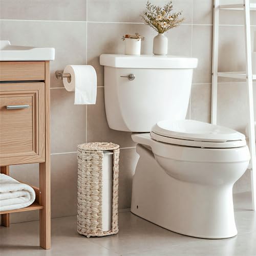 GRANNY SAYS Wicker Toilet Paper Holder Basket, Toilet Paper Storage Holder - Image 4