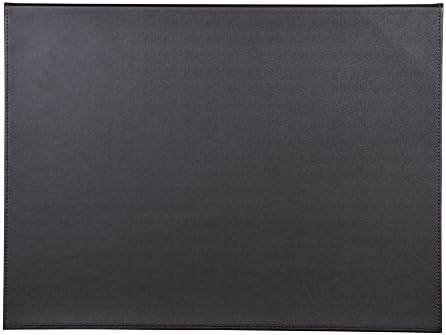 KINGFOM 18''x14'' Large Rectangle A3 Desk Writing & Drawing Desk Pad &Board Table Protector Mat with Paper Clip on Top Brown - Image 2