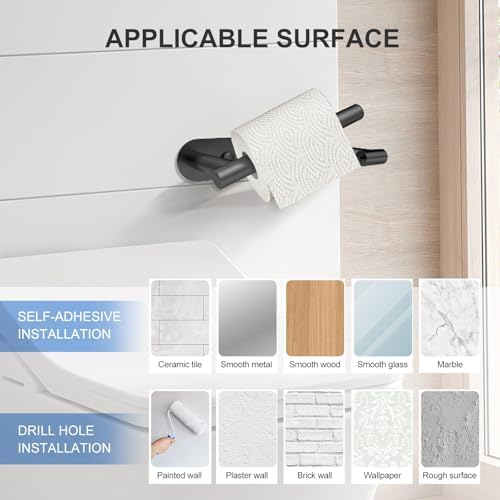 SetSail Toilet Paper Holder, Matte Black - Image 6