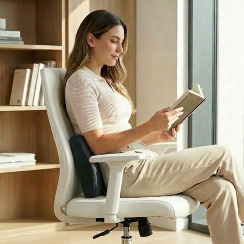 Lumbar Pillows-Lumbar Support Pillow,Chair Pillows-Memory Foam,Black - Image 4