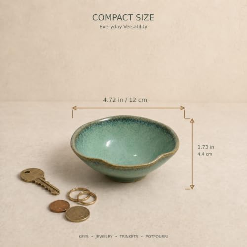4.7" Small Decorative Bowl, Small Key Bowl, Ceramic Potpourri Bowl - Image 4