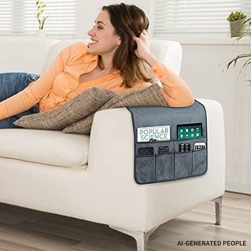 HAOMAIJIA Sofa Armrest Organizer, Remote Control Holder for Recliner Couch - Image 4