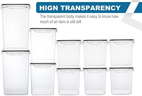VERONES Large Tall Airtight Food Storage Containers, 10 PACK Containers Set - Image 3