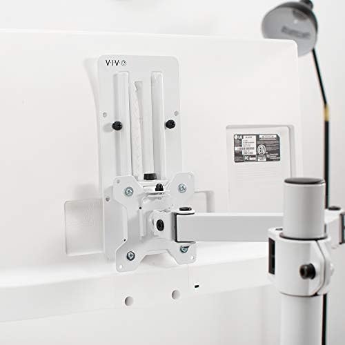 VIVO Height Adjustable VESA Adapter for Single 13 to 27 inch Monitor, Accessory Bracket Kit for Individual Screen, White, STAND-VAD3W - Image 4