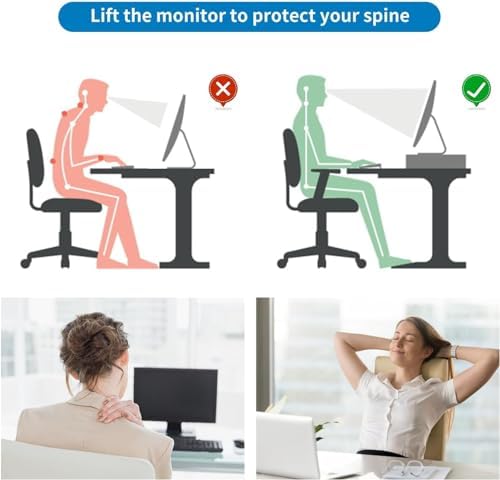 gianotter 2-Tier Metal Monitor Stand Riser - Image 4