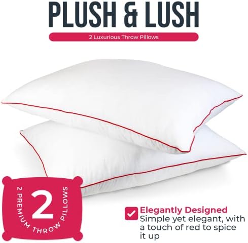 Empyrean Bedding Bed Pillows for Sleeping - Premium Pillows Standard Size Set of 2 - Perfect for Stomach, Side and Back Sleepers - 20 x 26 inches,White - Image 3