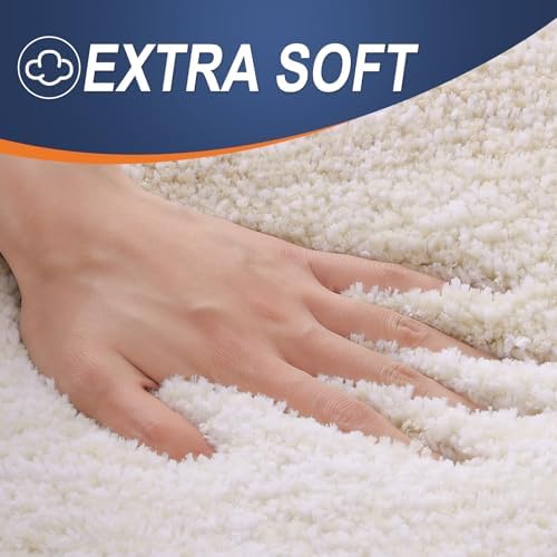 OLANLY Luxury Toilet Rugs U-Shaped 24x20, Soft Absorbent Microfiber Mat - Image 2