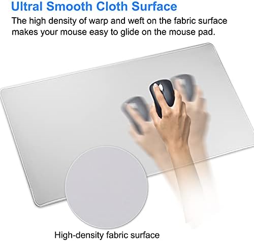 XXL Gaming Mouse Pad 35.4x15.7 Professional Large Mouse Pad & Computer Game Mouse Mat-90x40 Greyus - Image 3