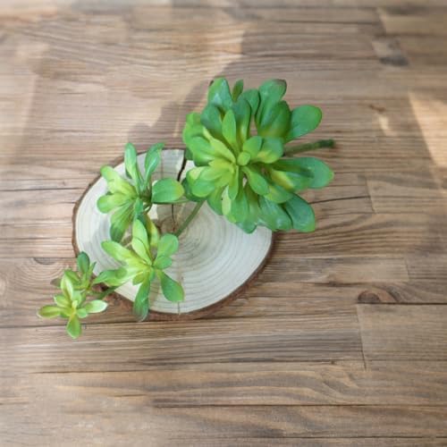 2pcs Artificial Succulent Plants, Realistic Large Fake Succulents, Artificial Hanging Ornaments for Decor - Image 4