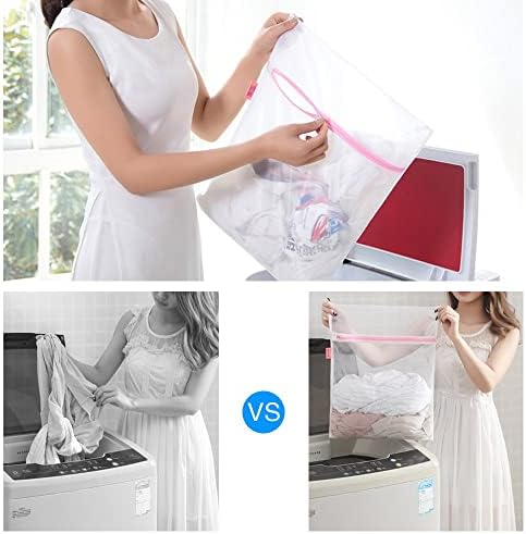 GOGOODA Mesh Laundry Bags for Delicates Durable Protective Wash Bags (Pack of 2) - Image 3
