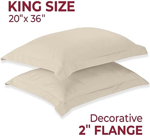 Mellanni Pillow Shams Set - 2 PC Iconic Collection - Image 2