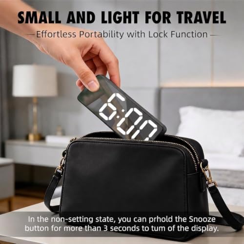 Mini Digital Exquisite Desk Clock LED Display - Image 3