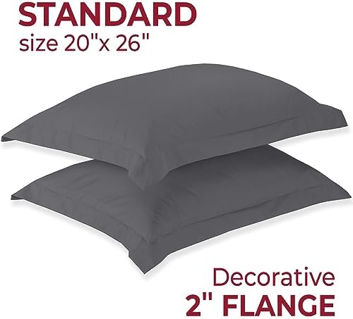 Mellanni Pillow Shams Set - 2 PC Iconic Collection - Image 2