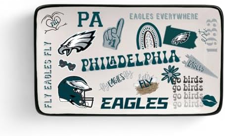 The Memory Company Officially Licensed Team Spirit Trinket Tray, Philadelphia Eagles by TheMemoryCompany