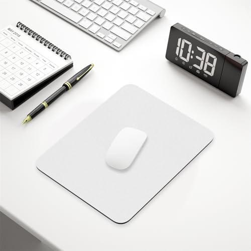 Hsurbtra Mouse Pad, Premium-Textured Square Mousepad 7 x 9 Inch, Thick 3 mm Anti-Slip Waterproof Rubber Pretty Cute Computer Mat for Office Gaming Laptop Women Kids Space Gray - Image 6