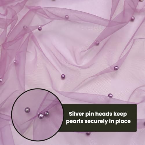 Artoid Mode Pearl Lilac Purple Gauze Table Runner 10FT Home Decor - Image 7