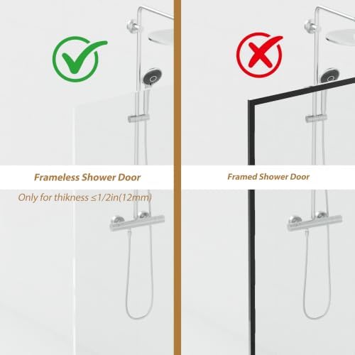 Aikzik Shower Door Hooks, Extended Towel Hooks for Frameless Glass Shower Doors, Modern Stainless Steel Over Door Hangers for Towels and Bathrobes, Heavy Duty Rustproof Bathroom Hooks, Silver 2-Pack - Image 4