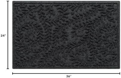 WaterHog Boxwood Front Door Mat Indoor Outdoor Entrance, All-Weather Mats - Image 2