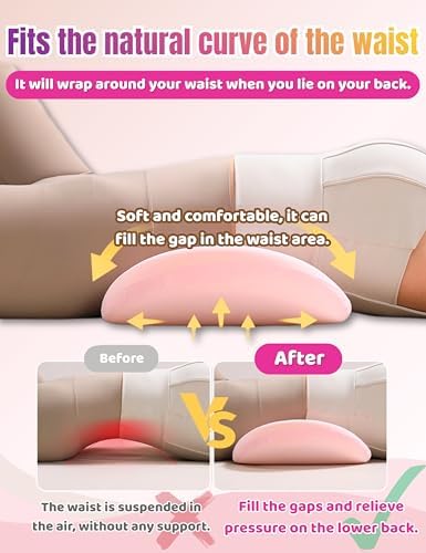 Lumbar Support Pillow for Sleeping - Back Pillow for Sciatica & Back Pain - Image 4