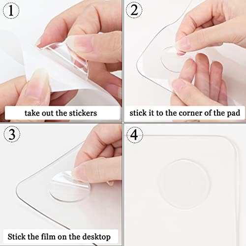 Oterri Clear Writing Desk Pad, 47.2’’x16.9” Heat Resistant Waterproof PVC Round Edge Durable Desk Protect Mat, Anti-Static Writing Mat Table Protector - Image 4