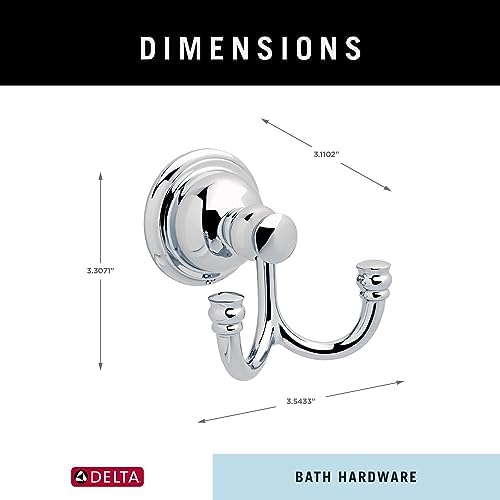 Delta Faucet AUB35-PC Aubrey Robe Hook, Chrome - Image 6