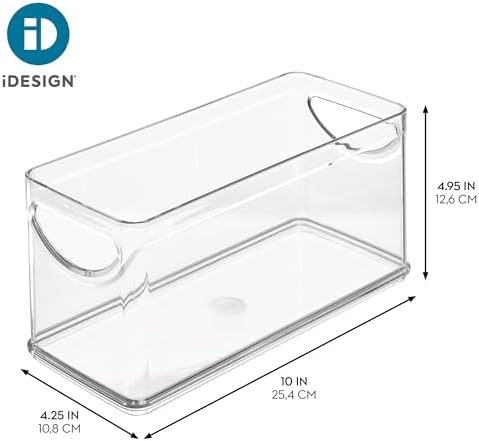 iDesign Narrow Pantry Bin, Set of 2, Clear - Image 4