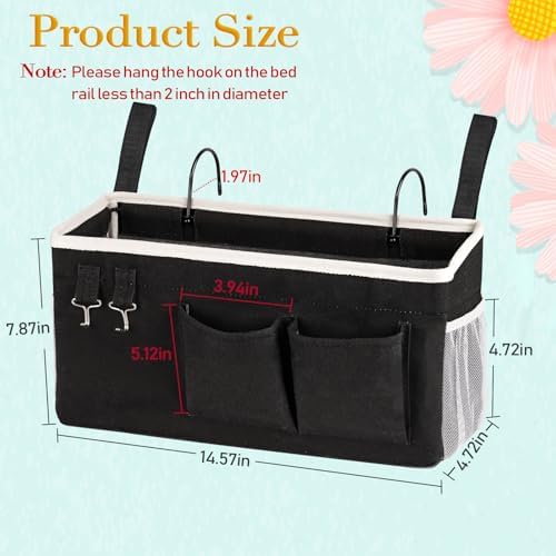 Bedside Caddy Bedside Storage Bag for Headboards/Bunk Bed - Image 4