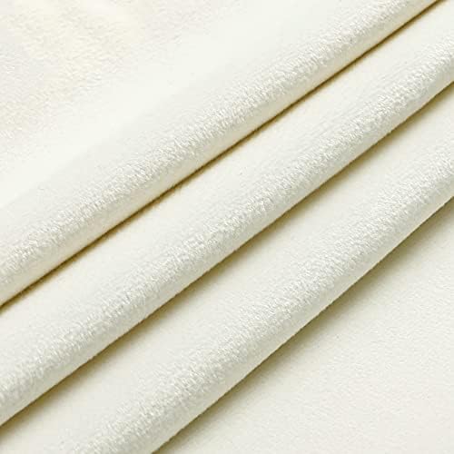 NiNi ALL Cream White Velvet Throw Pillow Covers 18x18 Pack of 2 Decorative - Image 6