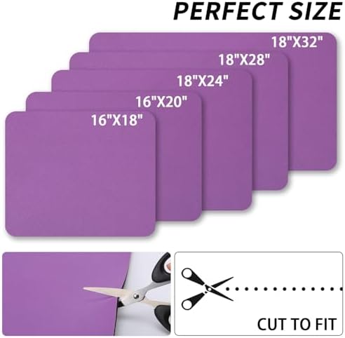 HotLive Dish Drying Mat for Kitchen Counter, Heat Resistant Drainer Mats with Non-slip Rubber Backed, Hide Stain Kitchen Super Absorbent Draining Mat, Easy to Clean Dish Rack Pad, Purple 18"x28" - Image 6