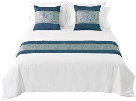 AMBERIS Chenille Bed Runner, Durable Decorative Bed Scarf for Home and Hotel (Pillowcases Sold Separately) - Image 6