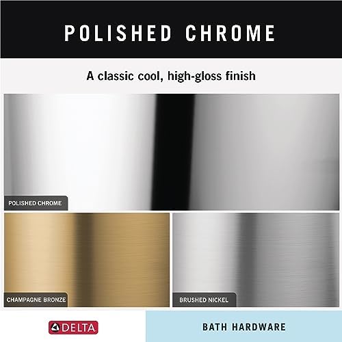 Delta Pivoting Toilet Paper Holder | Polished Chrome | Wall Mount | Linden Bathroom Accessories, 11 x 4.5 x 3.25 Inches (Pack of 3) - Image 4