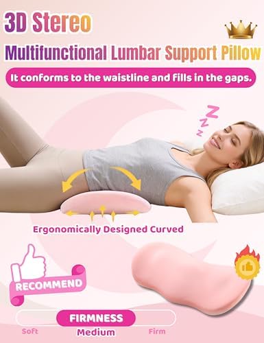 Lumbar Support Pillow for Sleeping - Back Pillow for Sciatica & Back Pain - Image 2