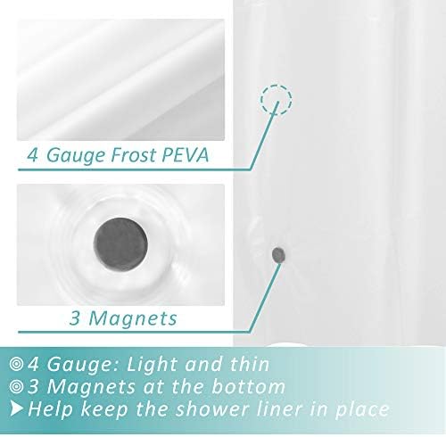 Mrs Awesome 54x78 Stall Shower Curtain Liner Frosted - Image 2