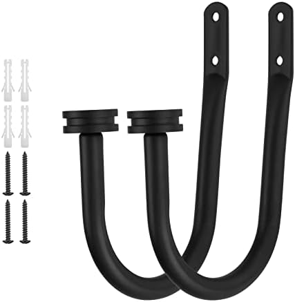 Curtain Holders, 2 Pack Matte Black Decorative Curtain Holdbacks for Wall Curtain Drapery - Image 2