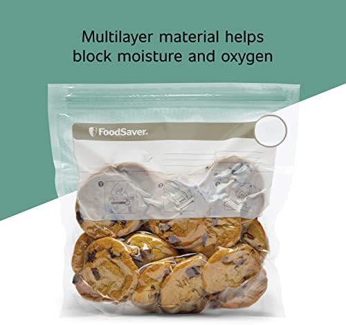 FoodSaver 1-Quart BPA-Free Multilayer Construction Vacuum Zipper Bags - Image 4