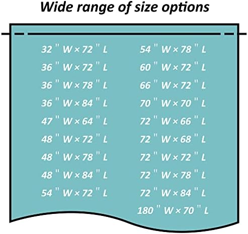 Mrs Awesome RV Stall Shower Curtain Liner with 3 Magnets 47x64 inch, Clear - Image 5