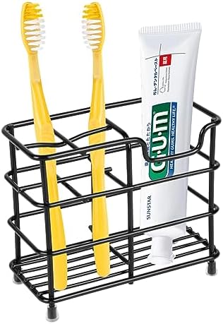 Toothbrush Holder for Bathrooms,Black (Pack of 3) - Image 7